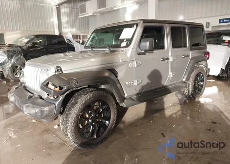2020 Jeep Wrangler Unlimited Sport S 4X4 z USA, uszkodzony, nr VIN 1C4HJXDN4LW136986